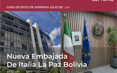 Nueva embajada de Italia en Bolivia